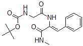CAS 登录号：124194-25-8， N-[2-[[(Z)-3-甲基氨基-3-氧代-1-苯基丙-1-烯-2-基]氨基]-2-氧代乙基]氨基甲酸叔丁酯
