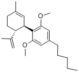 CAS#: 1242-67-7, 1,3-Dimethoxy-2-[(1R,6R)-3-Methyl-6-Prop-1-En-2-Yl-1-Cyclohex-2-Enyl]-5-Pentylbenzene