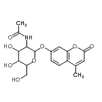 CAS#: 124223-99-0, 4-Methyl-2-Oxo-2H-Chromen-7-Yl 2-Acetamido-2-Deoxyhexopyranoside