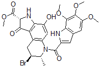 CAS#: 124325-93-5, Methyl (2R,7R,8S)-8-Bromo-4-Hydroxy-7-Methyl-1-Oxo-6-(5,6,7-Trimethoxy1h-Indole-2-Carbonyl)-3,7,8,9-Tetrahydro-2H-Pyrido[3,2-e]Indole-2-Carboxylate
