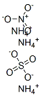CAS 登录号：12436-94-1， 三铵硝酸盐硫酸盐