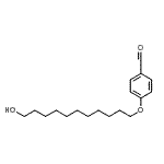 CAS#: 124389-14-6, 4-[(11-Hydroxyundecyl)Oxy]Benzaldehyde