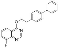 CAS#: 124428-19-9, 8-Fluoro-4-[2-(4-Phenylphenyl)Ethoxy]Quinazoline