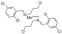 CAS 登录号:124430-02-0, 二(3-(5-氯亚水杨基氨基)丙醇)锰(IV)