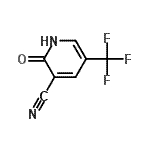 CAS 登录号：124432-69-5， 2-氧代-5-(三氟甲基)-1,2-二氢-3-吡啶甲腈