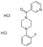 CAS#: 124444-80-0, [4-(2-Fluorophenyl)Piperazin-1-Yl]-Pyridin-3-Ylmethanone Dihydrochloride