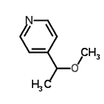 CAS#: 124528-27-4, 4-(1-Methoxyethyl)Pyridine