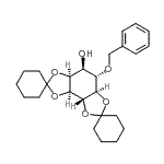 CAS#: 124601-98-5, (3A's,4'S,5'S,5A'r,8A's,8B's)-5'-(Benzyloxy)Hexahydrodispiro[Cyclohexane-1,2'-[1,3]Dioxolo[4,5-e][1,3]Benzodioxole-7',1''-Cyclohexan]-4'-Ol