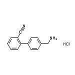 CAS#: 124807-10-9, 4'-(Aminomethyl)-2-Biphenylcarbonitrile Hydrochloride (1:1)