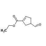 CAS#: 124827-02-7, Ethyl 4-Formyl-1-Cyclopentene-1-Carboxylate