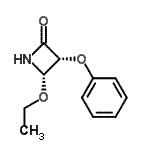 CAS 登录号：124827-14-1， (3R,4S)-4-乙氧基-3-苯氧基-2-氮杂环丁酮