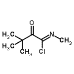 CAS#: 124838-03-5, (1Z)-N,3,3-Trimethyl-2-oxobutanimidoyl chloride