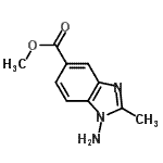 CAS 登录号：124839-55-0， 甲基1-氨基-2-甲基-1H-苯并咪唑-5-羧酸酯