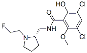 CAS#: 124840-52-4, 3,5-Dichloro-N-[[1-(2-Fluoroethyl)Pyrrolidin-2-Yl]Methyl]-2-Hydroxy-6-Methoxybenzamide