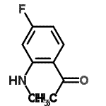 CAS 登录号：124958-64-1， 1-[4-氟-2-(甲基氨基)苯基]乙酮