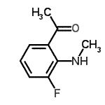 CAS 登录号：124958-70-9， 1-[3-氟-2-(甲基氨基)苯基]乙酮