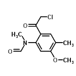 CAS#: 124959-22-4, N-[2-(Chloroacetyl)-5-Methoxy-4-Methylphenyl]-N-Methylformamide