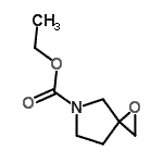 CAS 登录号：125033-33-2， 乙基1-氧杂-5-氮杂螺[2.4]庚烷-5-羧酸酯