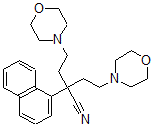 CAS 登录号:1251-31-6, alpha,alpha-二(2-吗啉基乙基)-1-萘乙腈