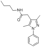 CAS#: 125103-56-2, N-Butyl-2-(3,5-Dimethyl-1-Phenylpyrazol-4-Yl)Acetamide