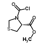 CAS#: 125278-26-4, Methyl (4R)-3-(Chlorocarbonyl)-1,3-Thiazolidine-4-Carboxylate