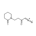 CAS 登录号：125627-64-7， 1-重氮基-4-(2-硫代-1-哌啶基)-2-丁酮