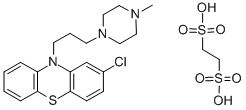 CAS 登录号：1257-78-9， 丙氯拉嗪乙二磺酸盐