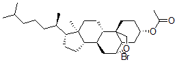CAS#: 1258-07-7, 5-Bromo-6beta,19-Epoxy-5alpha-Cholestan-3beta-Ol Acetate