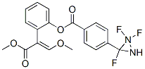 CAS#: 125808-18-6, [2-[(Z)-1,3-Dimethoxy-3-Oxoprop-1-En-2-Yl]Phenyl] 4-[3-(Trifluoromethyl)Diazirin-3-Yl]Benzoate