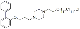 CAS#: 125849-28-7, 4-(3-((1,1'-Biphenyl)-2-Yloxy)Propyl)-1-Piperazineethanol Dihydrochloride
