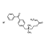 CAS#: 125850-75-1, 2-(Acryloyloxy)-N-(4-Benzoylbenzyl)-N,N-Dimethylethanaminium Bromide