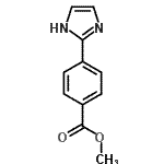 CAS 登录号：125903-39-1， 甲基4-(1H-咪唑-2-基)苯甲酸酯