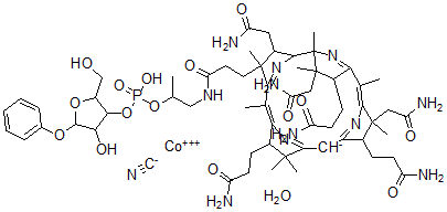 CAS 登录号：125939-05-1， 苯酚基钴胺酰胺
