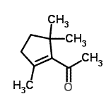 CAS#: 125952-10-5, 1-(2,5,5-Trimethyl-1-Cyclopenten-1-Yl)Ethanone