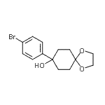 CAS#: 125962-59-6, 8-(4-Bromophenyl)-1,4-Dioxaspiro[4.5]Decan-8-Ol