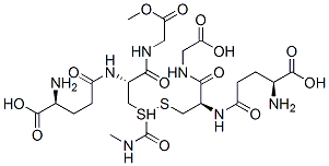 CAS 登录号：125974-20-1， (2S)-2-氨基-5-[[(2R)-1-[(2-甲氧基-2-氧代乙基)氨基]-3-(甲基氨基甲酰硫基)-1-氧代丙烷-2-基]氨基]-5-氧代戊酸