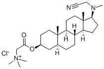 CAS#: 126054-44-2, 3-beta-Trimethylaminoacetyloxy-17-beta-(N-methyl-N-cyanomethylamino)-5-alpha-androstane Hydrochloride