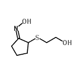CAS#: 126065-44-9, 2-{[(2Z)-2-(Hydroxyimino)Cyclopentyl]Sulfanyl}Ethanol