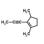 CAS 登录号：126133-14-0， 1,3-二甲基-2-(1-丙炔-1-基)环戊烯