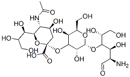 CAS#: 126151-66-4, (2S,4S,5R,6R)-5-Acetamido-2-[(2R,3R,4S,5S,6R)-2-[(2R,3R,4R,5R)-5-Amino-1,2,4-Trihydroxy-6-Oxo-Hexan-3-Yl]Oxy-3,5-Dihydroxy-6-(Hydroxymethyl)Oxan-4-Yl]Oxy-4-Hydroxy-6-[(1R,2R)-1,2,3-Trihydroxypropyl]Oxane-2-Carboxylic Acid