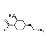 CAS#: 126165-01-3, (1S,2S,4S)-2-Methyl-4-Propylcyclohexanecarbonyl Chloride