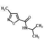 CAS 登录号：126243-11-6， N-异丙基-3-甲基-1,2-恶唑-5-甲酰胺