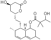 CAS 登录号：126313-98-2， (7S,8S,8aR)-8-{2-[(2R,4R)-4-羟基-6-氧代四氢-2H-吡喃-2-基]乙基}-3,7-二甲基-1,2,3,7,8,8A-六氢-1-萘基 3-羟基-2,2-二甲基丁酸酯