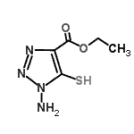 CAS 登录号：126337-27-7， 乙基1-氨基-5-硫基-1H-1,2,3-三唑-4-羧酸酯