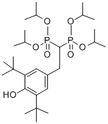CAS 登录号：126411-13-0， 4-[2,2-二[二(丙-2-基氧基)磷酰]乙基]-2,6-二叔丁基苯酚