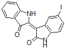 CAS 登录号：126433-42-9， (3Z)-5-碘-3-(3-氧代-1H-吲哚-2-亚基)-1H-吲哚-2-酮