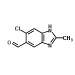 CAS#: 126436-27-9, 6-Chloro-2-Methyl-1H-Benzimidazole-5-Carbaldehyde