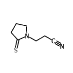 CAS#: 126524-10-5, 3-(2-Thioxo-1-Pyrrolidinyl)Propanenitrile