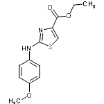 CAS 登录号：126533-79-7， 乙基2-[(4-甲氧基苯基)氨基]-1,3-噻唑-4-羧酸酯