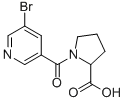 CAS#: 126581-82-6, (2S)-1-(5-Bromopyridine-3-Carbonyl)Pyrrolidine-2-Carboxylic acid